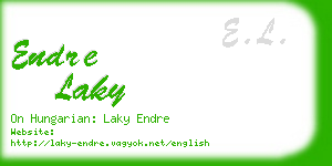 endre laky business card